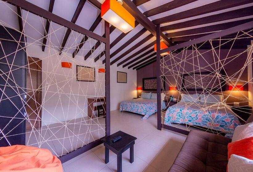 四人高级间, Ayenda Mountain Hostels Manizales