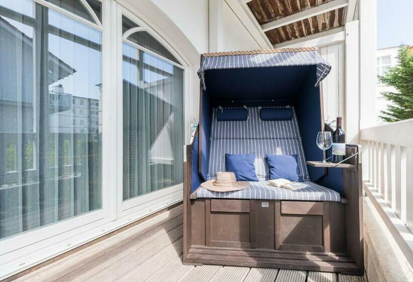 带1个卧室的带阳台的公寓, Strandhaus Belvedere