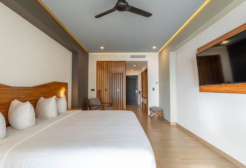 غرفة ديلوكس سرير كينج, Cristalino Lagoon Front Hotel, Restaurant & Spa