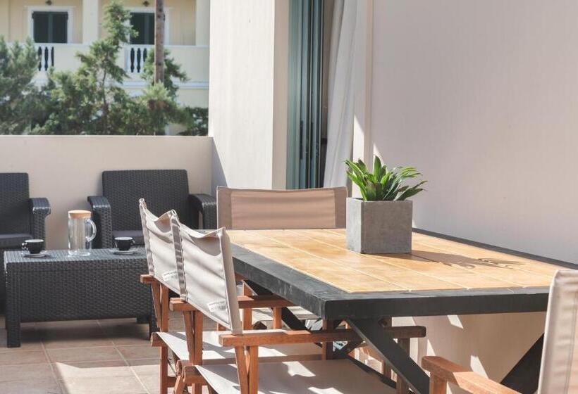 آپارتمان 1 خوابه با چشمانداز دریا, Pierros Verde