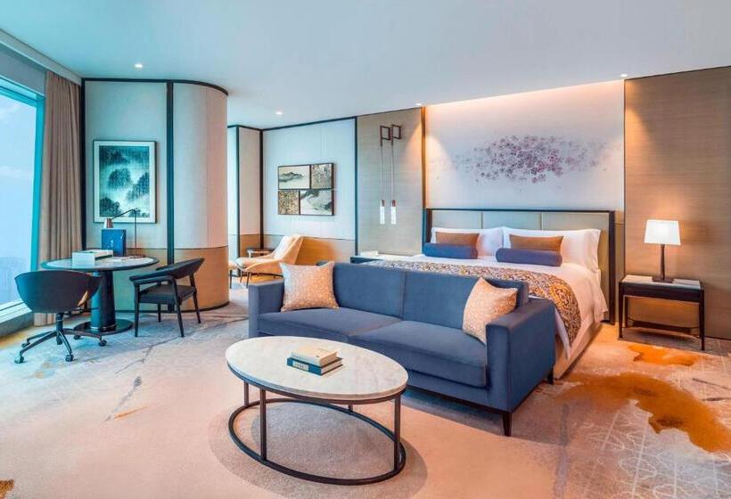 キングサイドベッドのスタンダードワンルーム, Meixi Lake Hotel, A Luxury Collection Hotel, Changsha