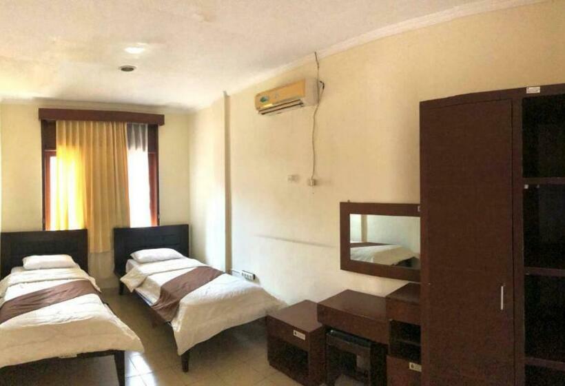 غرفة عائلية مطلّة علي الحديقة, Pondok Seni Pangandaran By Jaswita Jabar