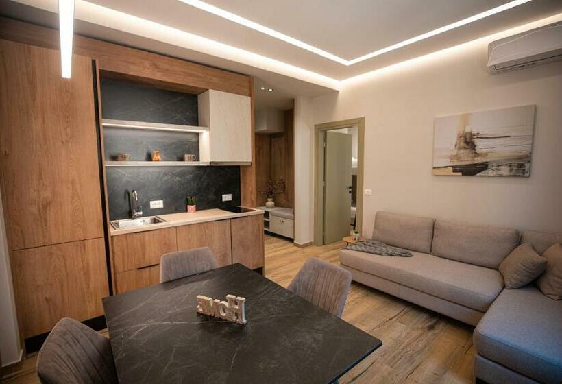 バルコニー付き１ベッドルームアパートメント, Vlore Luxury Apartaments Fael