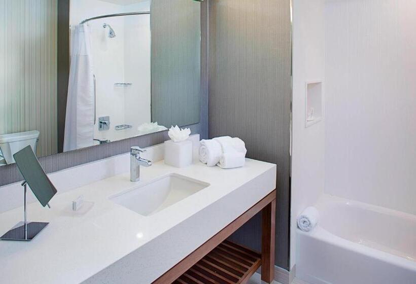 带大床的标准间, Courtyard By Marriott Dallas Carrollton And Carrollton Conference Center