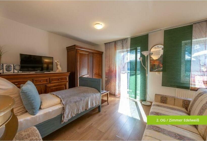 标准间带阳台, Platzhirsch Zur Alten Wagnerei Gästehaus