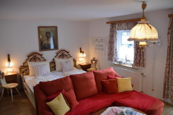 带阳台标准四人间, Platzhirsch Zur Alten Wagnerei Gästehaus