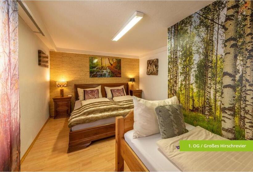 带2个卧室的公寓, Platzhirsch Zur Alten Wagnerei Gästehaus