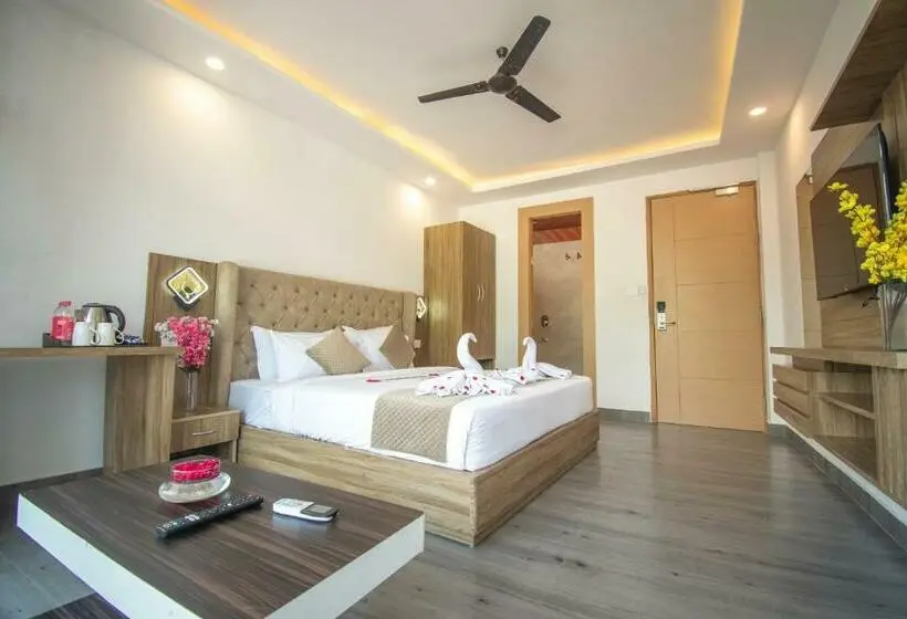 Quarto deluxe, Jp Hills Rishikesh