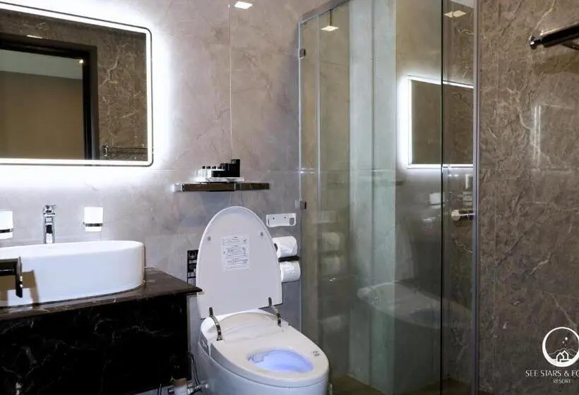 Standard-huone King-vuode, See Stars & Forest Resort