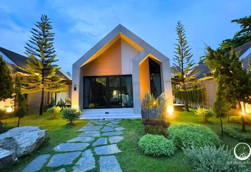 Deluxe-villa 1 Makuuhuone, See Stars & Forest Resort