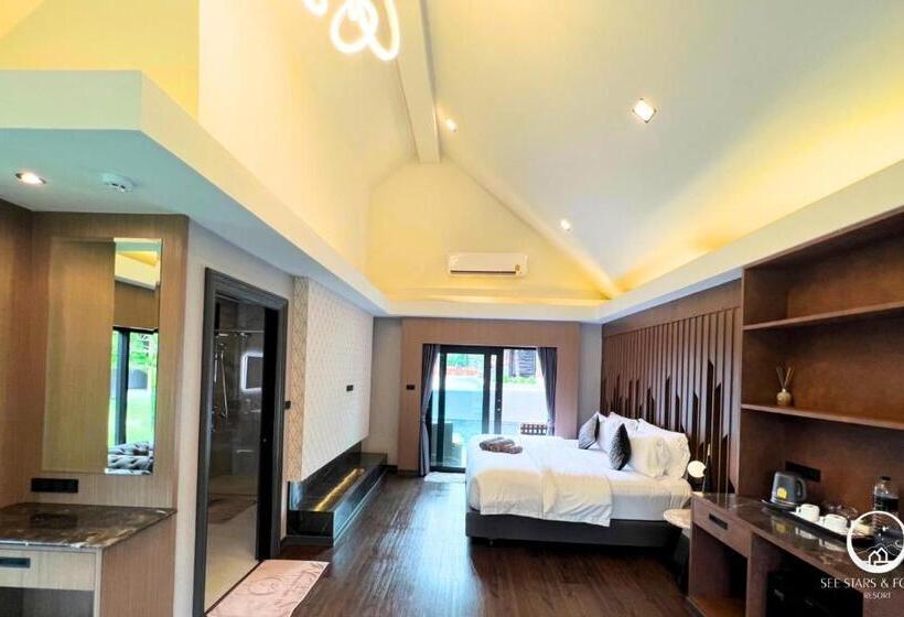 デラックスビラの１ベッドルーム, See Stars & Forest Resort