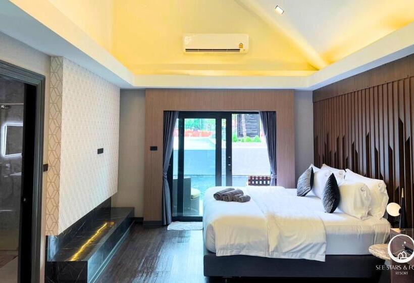 デラックスビラの１ベッドルーム, See Stars & Forest Resort