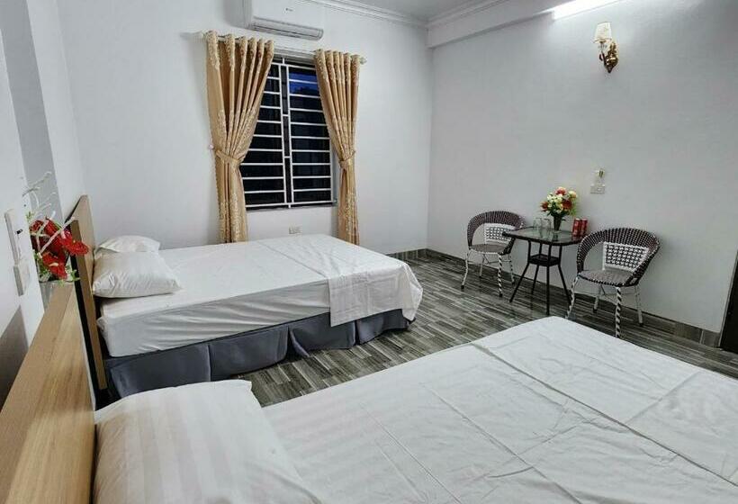 اتاق استاندارد سه تخته با چشم‌انداز باغ, Tam Coc Mountain Flower Homestay