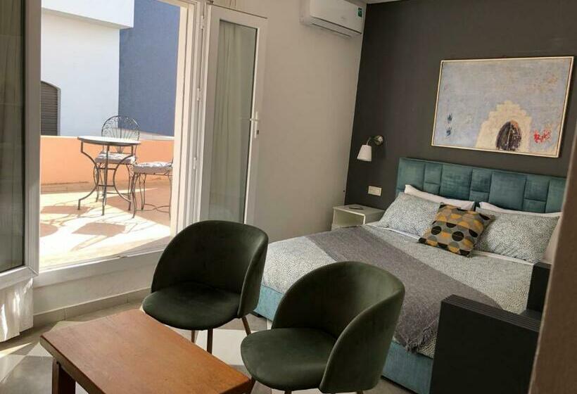 اتاق استاندارد با تراس, Riad Casa Bahia Asilah