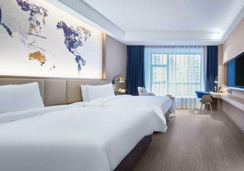 Номер Премиум Вид на Город, Kyriad Marvelous Hotel Guizhou Dujun Center Wanda Plaza