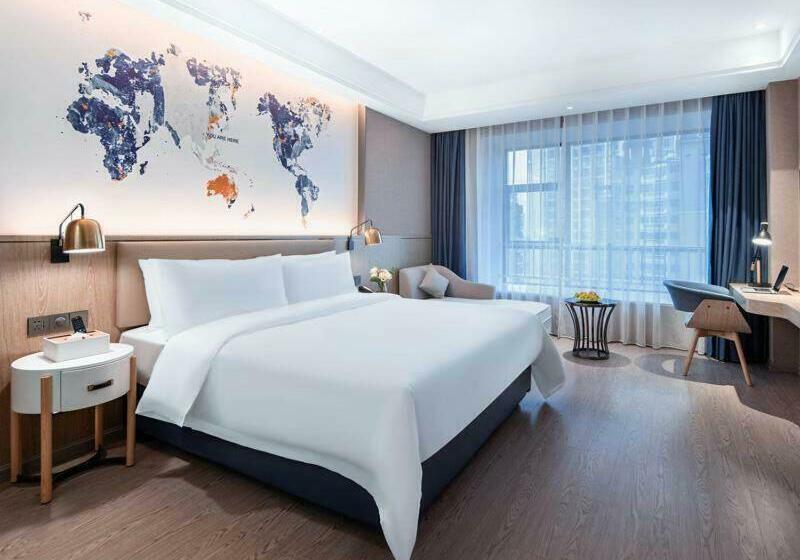 Номер Премиум Вид на Город, Kyriad Marvelous Hotel Guizhou Dujun Center Wanda Plaza