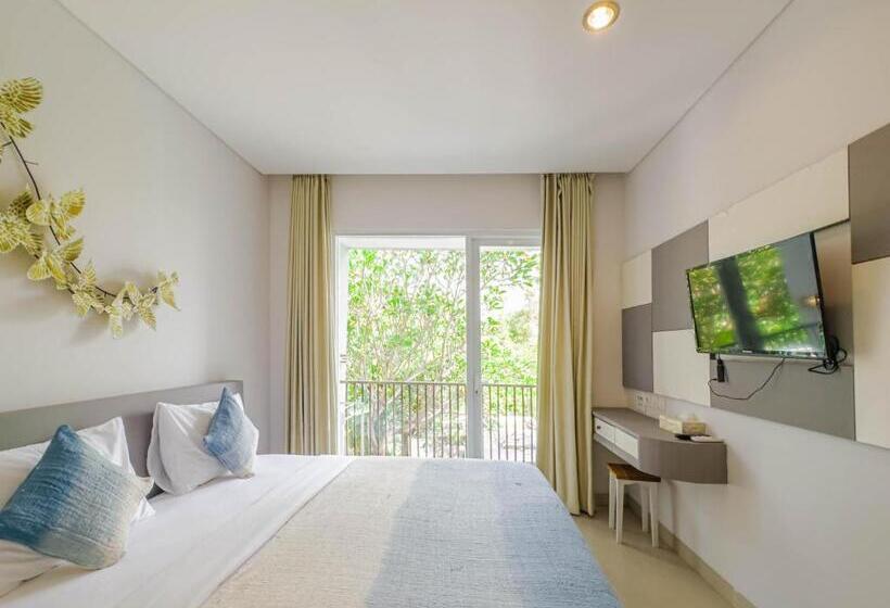 חדר סטנדרט עם מרפסת, Hola Seminyak