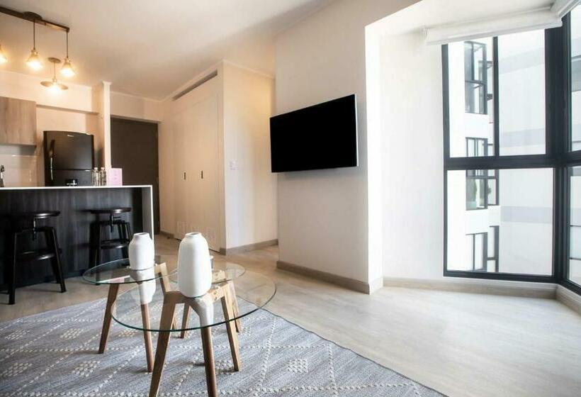 带1个卧室的高级公寓, El Sol By Wynwood House