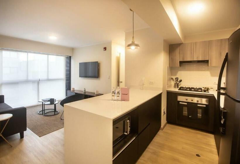 带1个卧室的高级公寓, El Sol By Wynwood House