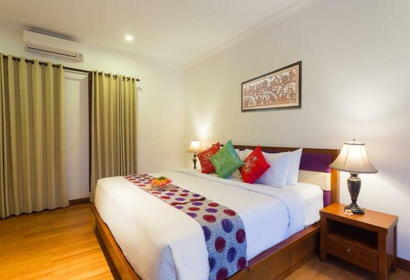 חדר דחוקס עם מיטת קינג, Villa Sabasanti Gianyar