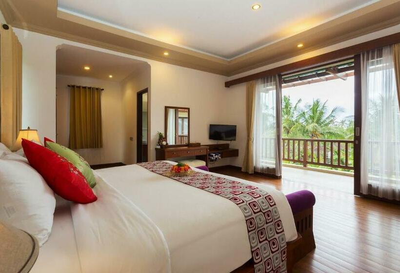 חדר דחוקס עם מיטת קינג, Villa Sabasanti Gianyar