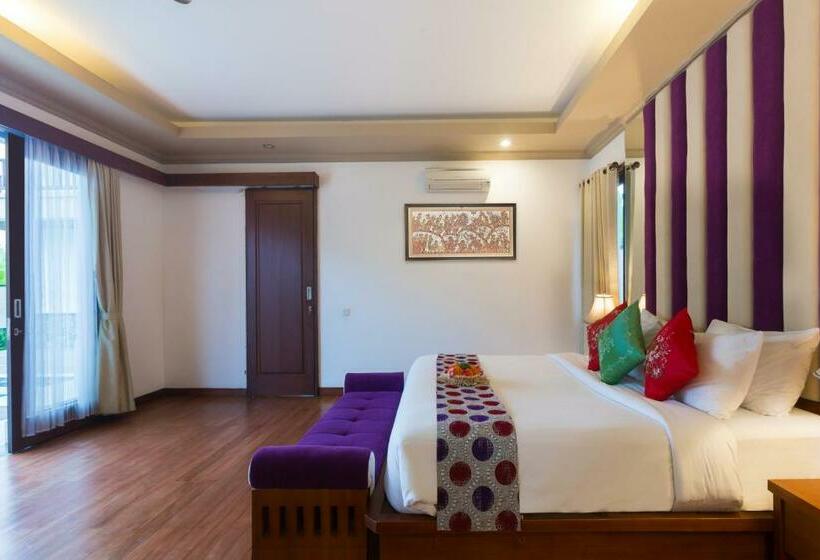 חדר דחוקס עם מיטת קינג, Villa Sabasanti Gianyar