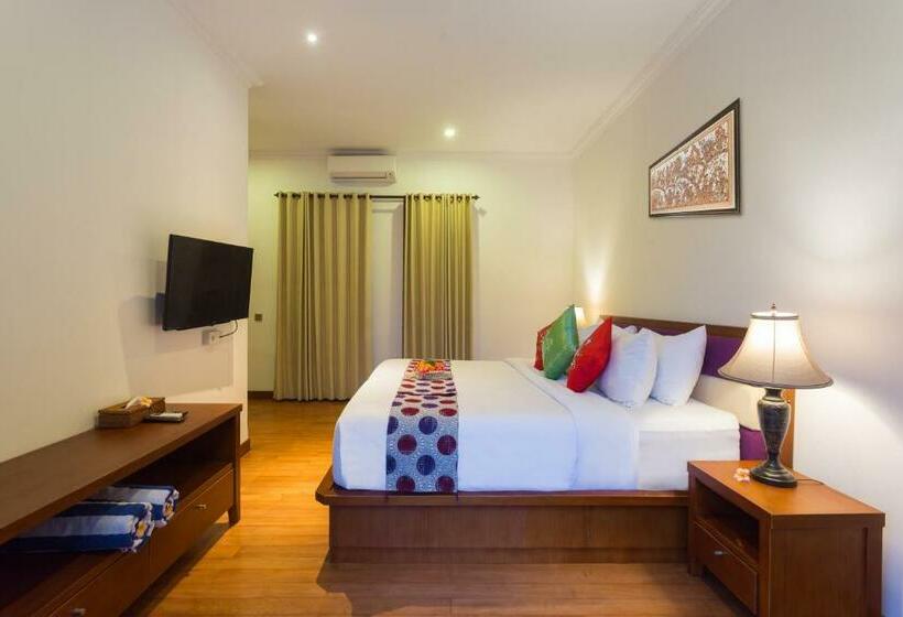 חדר דחוקס עם מיטת קינג, Villa Sabasanti Gianyar