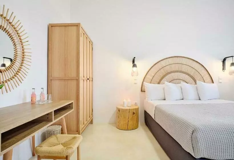 اتاق استاندارد با بالکن و چشم‌انداز دریا, Bonatsa Beach House Kimolos