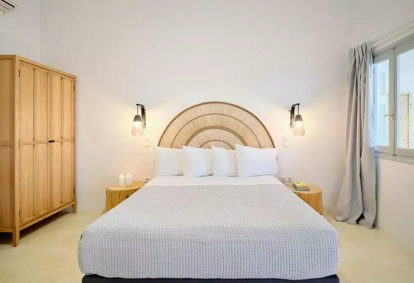 اتاق استاندارد با بالکن و چشم‌انداز دریا, Bonatsa Beach House Kimolos