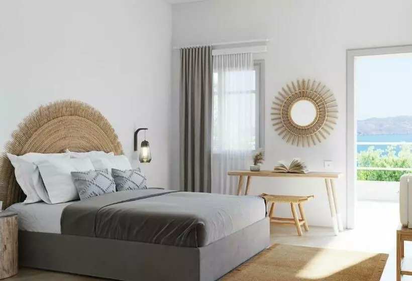 اتاق استاندارد با بالکن و چشم‌انداز دریا, Bonatsa Beach House Kimolos