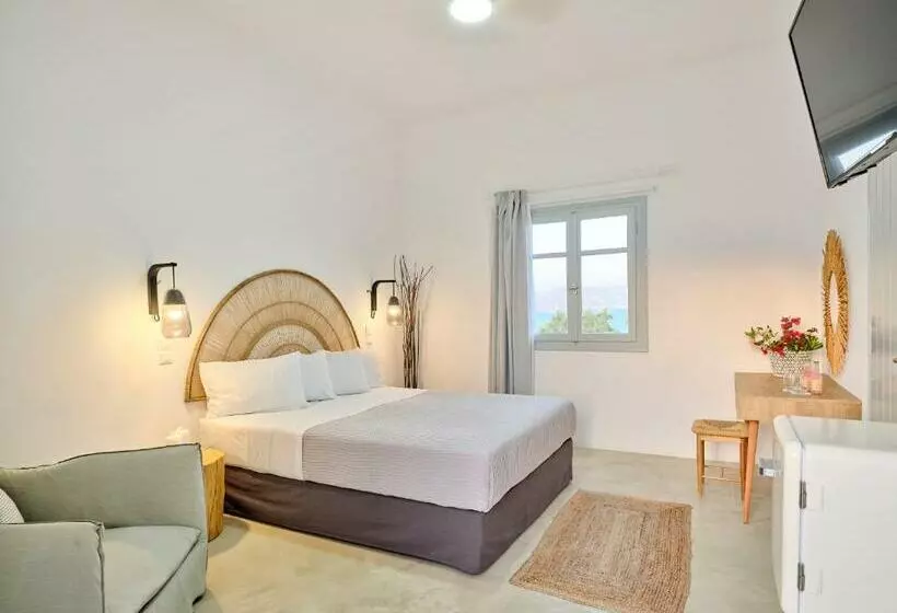 اتاق سوپریور با چشم‌انداز دریا, Bonatsa Beach House Kimolos