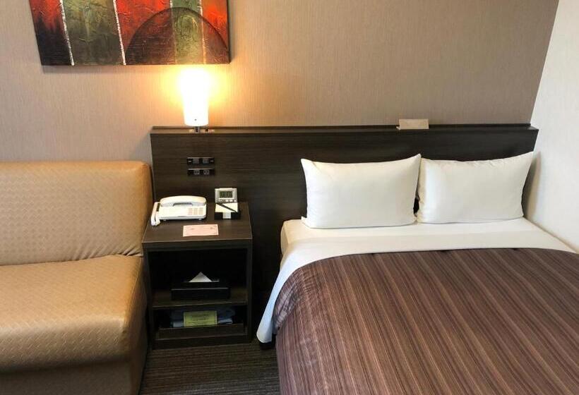 带双人床的基本房间, Route Inn Grand Asahikawa Ekimae