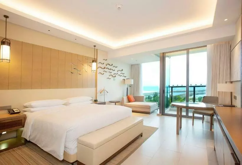 キングサイズベッドのスタンダードルーム, Marriott Resort Xiangshui Bay