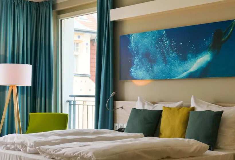 스탠다드 룸 측면 바다 전망, Seetelhotel Kaiserstrand Beach