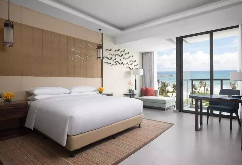 キングサイズベッドのスタンダードルーム, Marriott Resort Xiangshui Bay