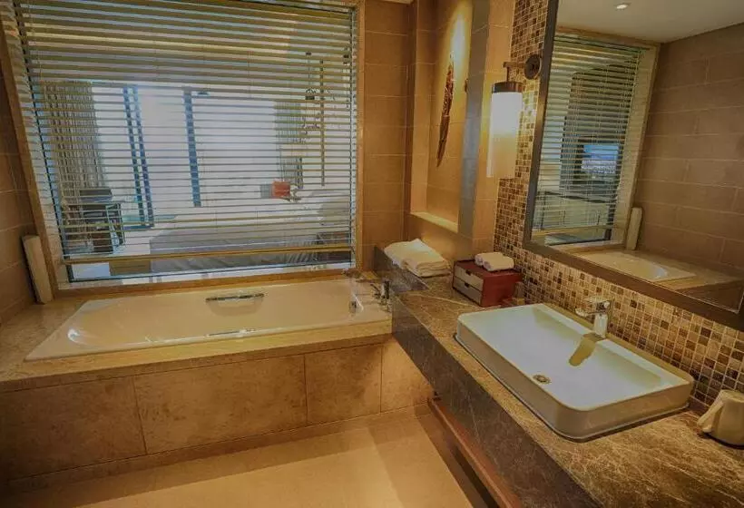 ２ダブルベッドのスタンダードルーム, Marriott Resort Xiangshui Bay