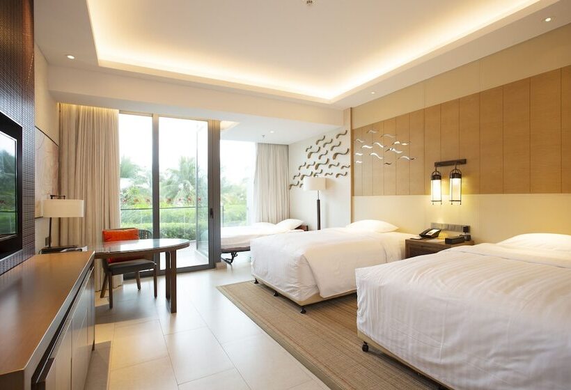 חדר סטנדרט שתי מיטות זוגיות, Marriott Resort Xiangshui Bay