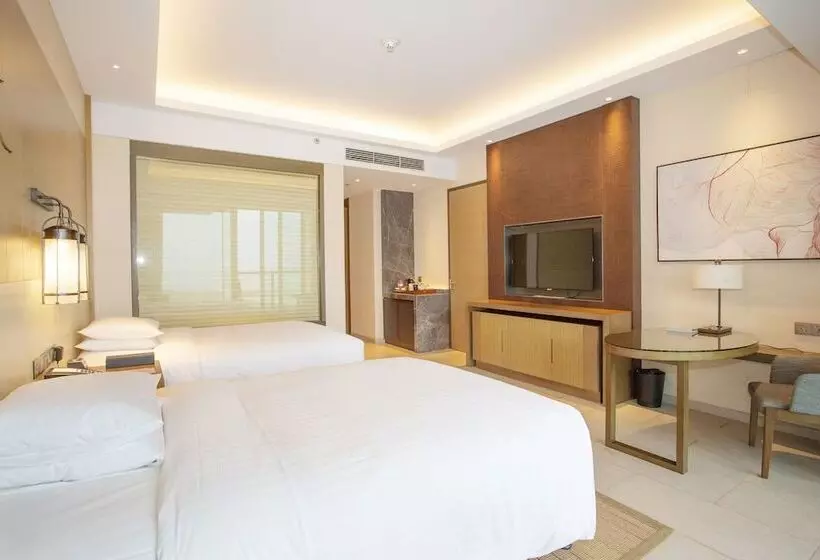 ２ダブルベッドのスタンダードルーム, Marriott Resort Xiangshui Bay