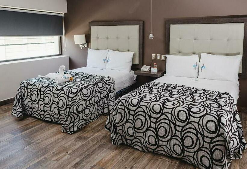 Номер Стандарт 2 Двуспальные Кровати, Flamingo Merida