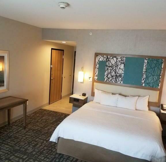 디럭스 스위트 킹 침대, Hampton Inn & Suites Dallasthe Colony, Tx