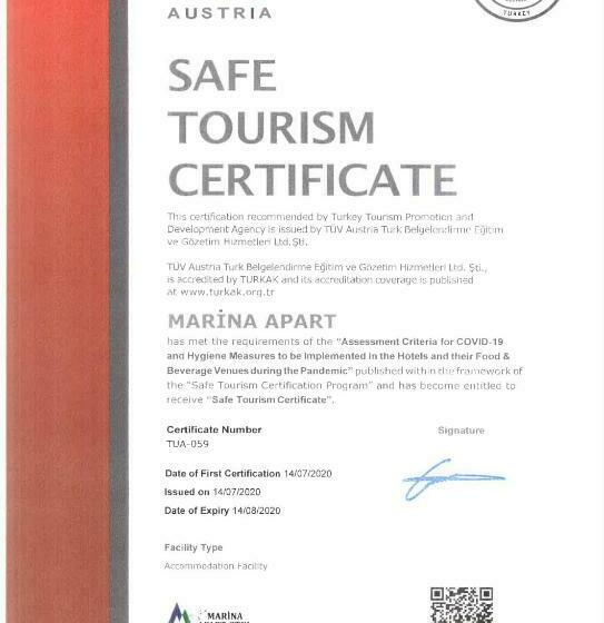 شقة غرفة واحدة, Marina Apart