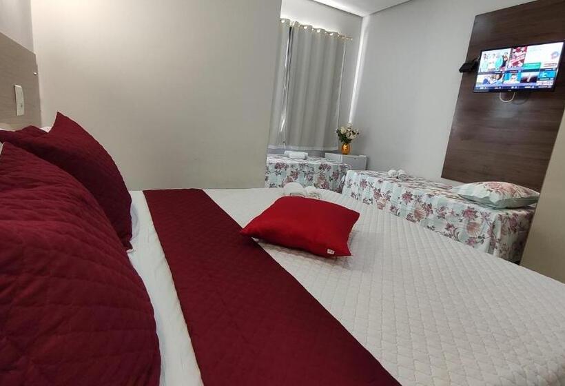 Quarto Quádruplo Estandar, Gran Norte Hotel   Salinas   Mg