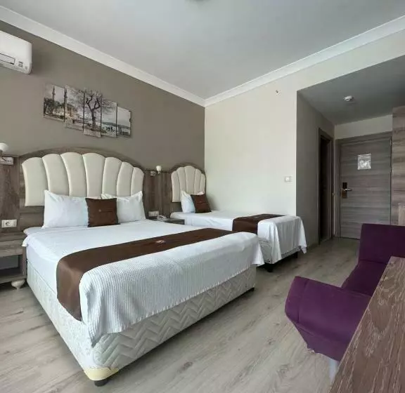 اتاق استاندارد سه نفره با چشم‌انداز کنار دریا, Cetin Prestige Resort