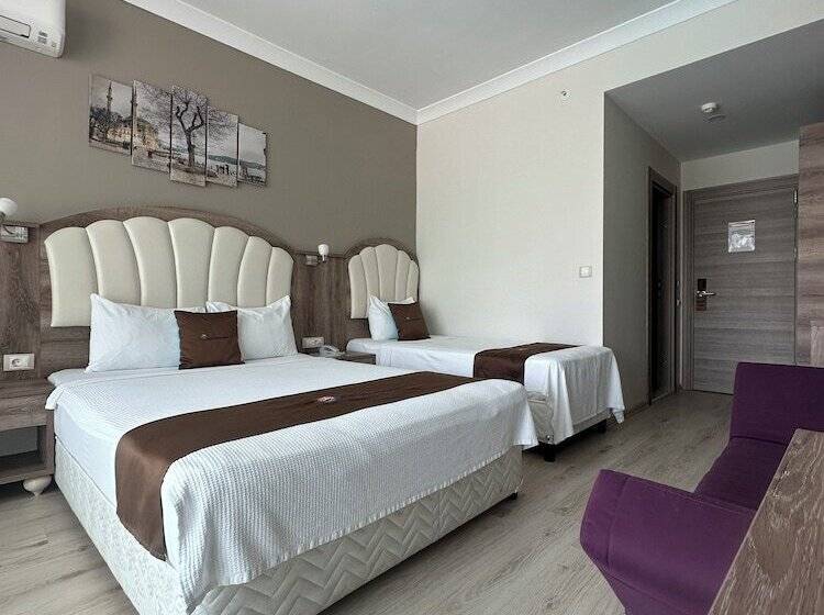 측면 바다 전망 스탠다드 3인룸, Cetin Prestige Resort