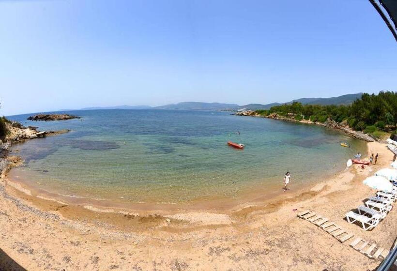 带1个卧室的带海景的公寓, Rainbow Bay Ozdere Beach