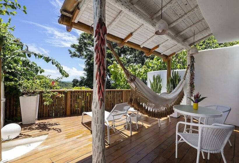 סוויטה עם טרסה, Pousada Hospedaria Do Quadrado