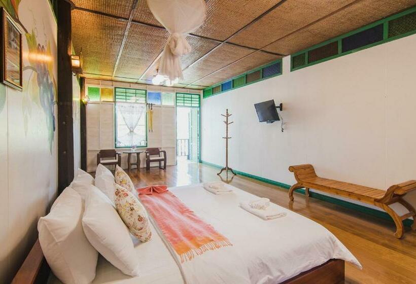 חדר דלוקס עם מרפסת, Baan Imm Sook Resort