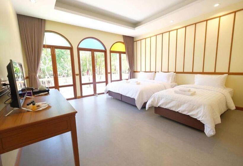 חדר סטנדרט לשלושה, Baan Imm Sook Resort