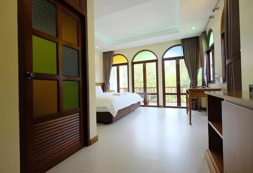 Deluxe-huone Puutarhanäkymä, Baan Imm Sook Resort