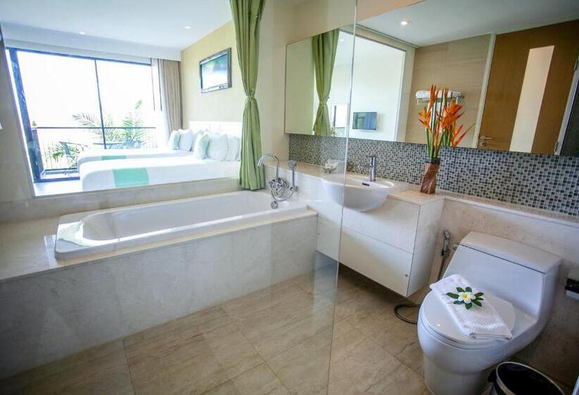 디럭스 룸 바다 전망, Hula Hula Resort, Ao Nang Sha Extra Plus